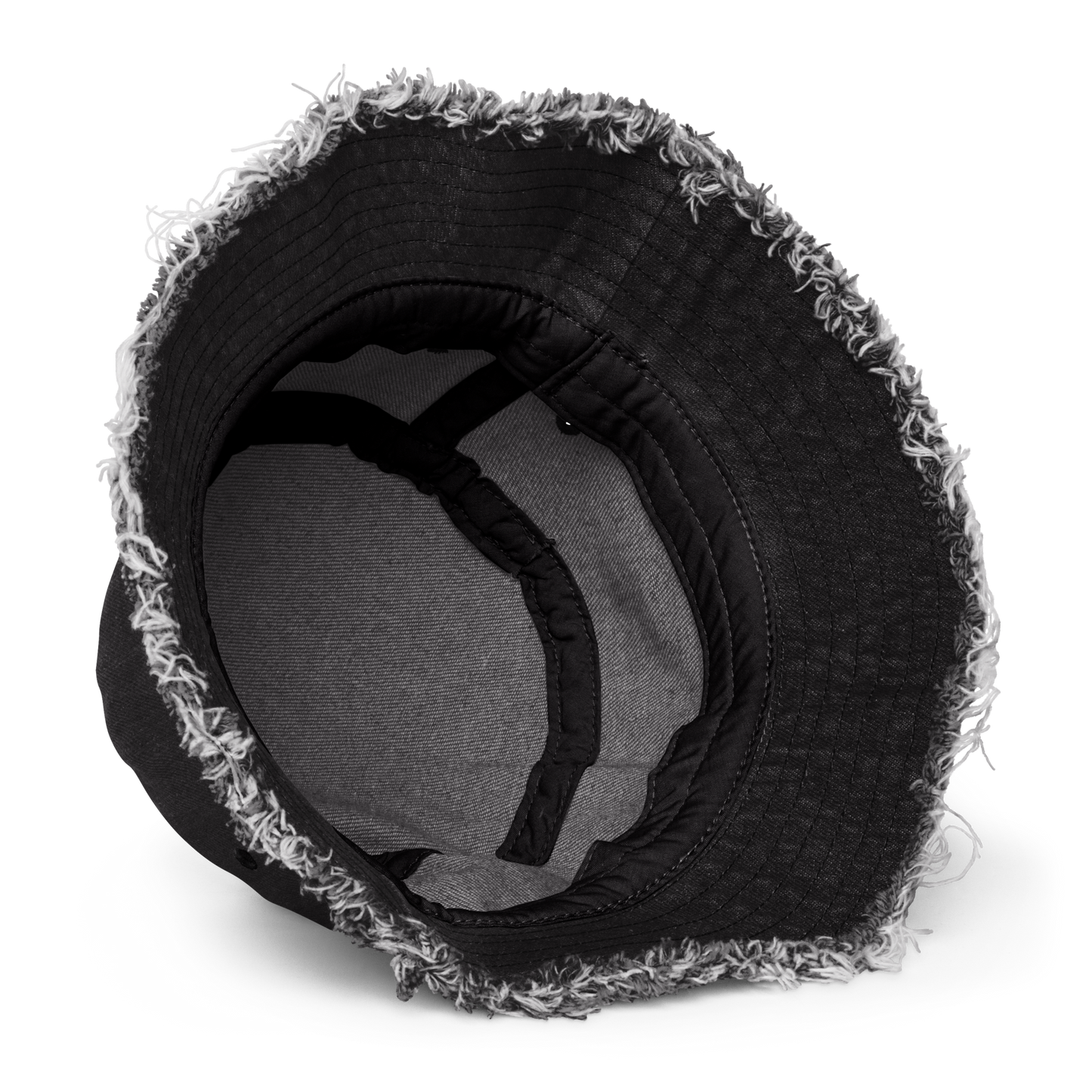 GK Distressed Denim Bucket Hat